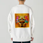 810aoの開運猫 Heavyweight Crew Neck Sweatshirt