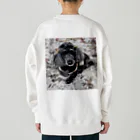 黒トイプーのハナの黒トイプーハナのグッズ Heavyweight Crew Neck Sweatshirt