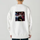 Nippon-Aiのパンダ☆歌う♪ Heavyweight Crew Neck Sweatshirt