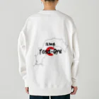 blue-birdの土佐牛 Heavyweight Crew Neck Sweatshirt