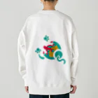 metagaimonの逃走チュウ Heavyweight Crew Neck Sweatshirt