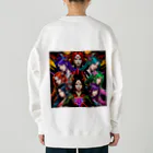 AI画像作って遊ぼうの日本神話 Heavyweight Crew Neck Sweatshirt