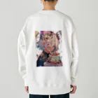 AQUAMETAVERSEのお祝いしましょ❣️ アメジスト 2846 Heavyweight Crew Neck Sweatshirt