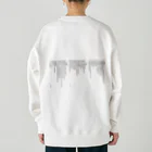 ねむりのユテコ 🍞×5 🐟×2 工房の十戒・主の祈り・使徒信条 (縦書き1段組) Heavyweight Crew Neck Sweatshirt