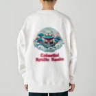 大江戸花火祭りのCelestial Ryujin Realm～天上の龍神領域 Heavyweight Crew Neck Sweatshirt