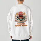 大江戸花火祭りのCelestial Ryujin Realm～天上の龍神領域5 Heavyweight Crew Neck Sweatshirt