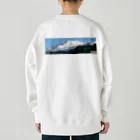 ReallyCoolMamoruの秋田鳥海山_AkitaChoukaisan Heavyweight Crew Neck Sweatshirt