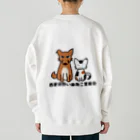 Saihateの西那須野いぬねこ里親会 Heavyweight Crew Neck Sweatshirt