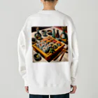 happiness_shopの江戸前の寿司をピカソ風にアレンジ Heavyweight Crew Neck Sweatshirt