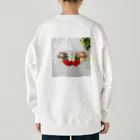 kumamia（くまみあ）のくまの３兄弟（2024いちごver.） Heavyweight Crew Neck Sweatshirt