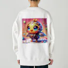 きっとカワイイ何でも図鑑の歯車のひよこ Heavyweight Crew Neck Sweatshirt