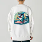 風来のSharkなヤツ!! Heavyweight Crew Neck Sweatshirt