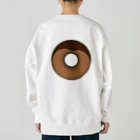 パペットピットのドーナッツ　バックプリント Heavyweight Crew Neck Sweatshirt