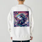 チロライショップのカラフル羽馬 Heavyweight Crew Neck Sweatshirt