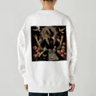 ミレーナのメイド黒 Heavyweight Crew Neck Sweatshirt