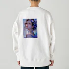 AQUAMETAVERSEのブルーの宝石を身につけて　ラフルール　1859 Heavyweight Crew Neck Sweatshirt