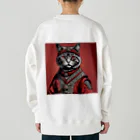 hogarakuの縄文猫 Heavyweight Crew Neck Sweatshirt