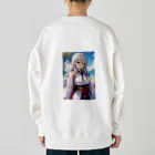 巫女スタぐらむの母性溢れる巫女 Heavyweight Crew Neck Sweatshirt