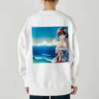 かるるんショップの海と南国と水着と　夏休み Heavyweight Crew Neck Sweatshirt