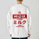 Stylo Tee Shopの（両面）温泉牛乳のミルク♨ Heavyweight Crew Neck Sweatshirt