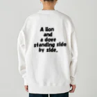 Aiyanのらいおんハト Heavyweight Crew Neck Sweatshirt