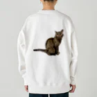 クリスタの保護猫 ポポちゃん Heavyweight Crew Neck Sweatshirt