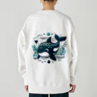 †魚虎†の魚虎クン Heavyweight Crew Neck Sweatshirt