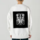 切り絵作家　MiHoの「植物の貴婦人」 Heavyweight Crew Neck Sweatshirt