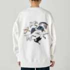 LOTORIのサギ大集合 Heavyweight Crew Neck Sweatshirt