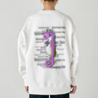 LalaHangeulのSeahorse Dad バックプリント Heavyweight Crew Neck Sweatshirt