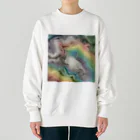 あゆのしおやきのわたあめ Heavyweight Crew Neck Sweatshirt