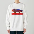 【BOWZ】RAリックアッガイのレッドアロワナ　タイプ2 by RA Heavyweight Crew Neck Sweatshirt