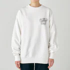 sleepy puppyのかわいい犬 Heavyweight Crew Neck Sweatshirt