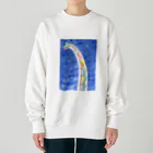 気まぐれインコのブラキオサウルス・ボーン Heavyweight Crew Neck Sweatshirt