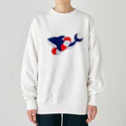 kazukiboxのサメくんは、泳げない。 Heavyweight Crew Neck Sweatshirt