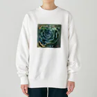 シアン猫の植物図鑑の子沢山な七福神 Heavyweight Crew Neck Sweatshirt