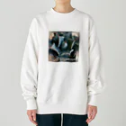 シアン猫の植物図鑑のアガベ 雷神 Heavyweight Crew Neck Sweatshirt