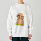 greetenのトイプードル癒し犬 Heavyweight Crew Neck Sweatshirt