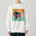 ゆるかわグラデーション＠NonnoDesignLaboのノンノネコ Heavyweight Crew Neck Sweatshirt