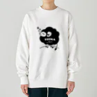 kocoon（コクーン）の睡魔が来たぞ！（黒ヒツジ） Heavyweight Crew Neck Sweatshirt