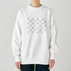 【モルモット】Mugi & Ruki【四国犬】のモルモットのムギちゃん(パターン柄ver) Heavyweight Crew Neck Sweatshirt