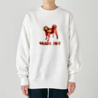 onehappinessのいちご　柴犬 Heavyweight Crew Neck Sweatshirt