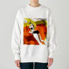 loveclonesのBOOTY PUMP 夏の着せ替えドール 0564 エロポップ ギャル せな 白限定 Heavyweight Crew Neck Sweatshirt