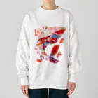 BenizakeのLove whale♡ Heavyweight Crew Neck Sweatshirt