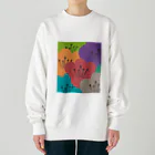 Wonder Bird Forestのティータイムの花 [TTF1] Heavyweight Crew Neck Sweatshirt