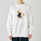 にゃにゅにょのはいたつくん Heavyweight Crew Neck Sweatshirt