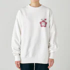 イラスト MONYAAT の幼稚園バッチ・サクラ Heavyweight Crew Neck Sweatshirt