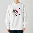 オグオグモグモグの張り子のワンコ Heavyweight Crew Neck Sweatshirt