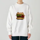 KUMASHAKASHOPのハンバーガークマ Heavyweight Crew Neck Sweatshirt