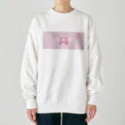 kodo_kodoの猫耳コントローラー（ピンク） Heavyweight Crew Neck Sweatshirt